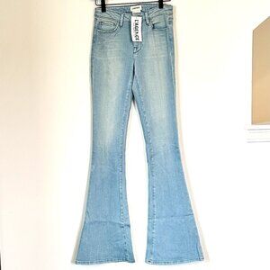 NWT L'AGENCE Bell High Rise Flare Jean Light Blue - Size 25